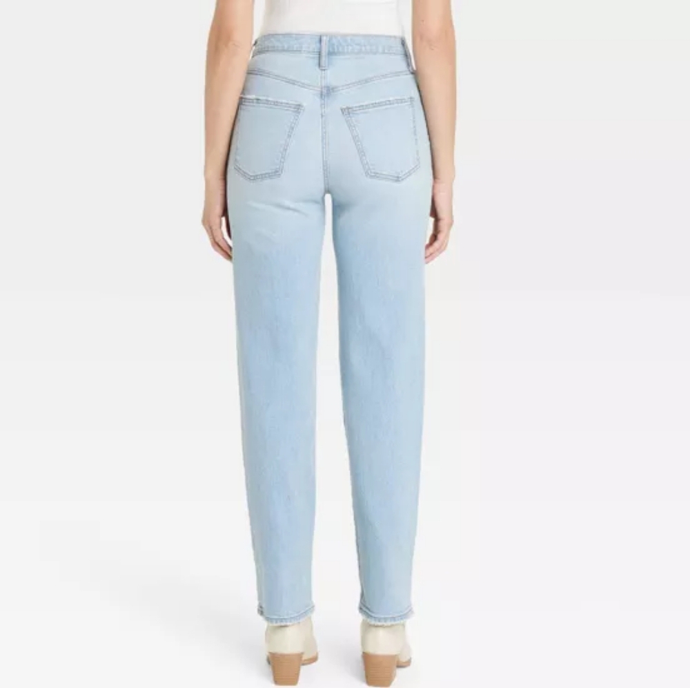 Universal Thread Women's NWT Light Wash High Rise 90's Straight Jeans Size 12R - Picture 10 of 14